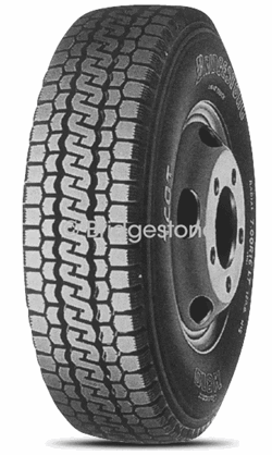 Bridgestone M804 Tyre Front View