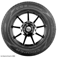 Cooper Tires CS3 Tyre Front View