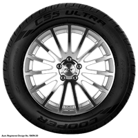 Cooper Tires CS5 Ultra Touring Tyre Front View