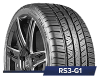 Cooper Tires ZEON RS3-G1 Tyre Profile or Side View