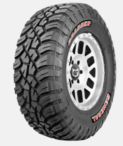General Tire GRABBER X3 Tyre Profile or Side View