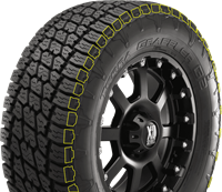 Nitto TERRA GRAPPLER G2 A/T Tyre Profile or Side View